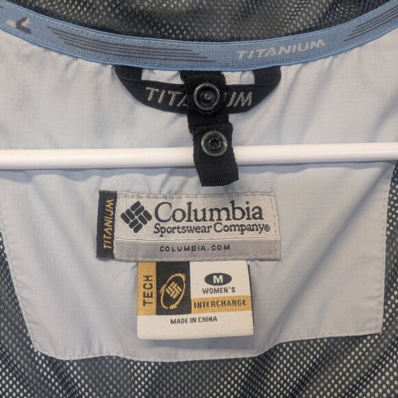 Columbia Omni-tech Jacket Windbreaker Mesh Spring Outdoor Sports Medium Hood - Picture 6 of 15